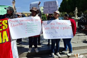 Protesta del magisterio