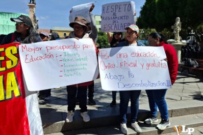 Protesta del magisterio