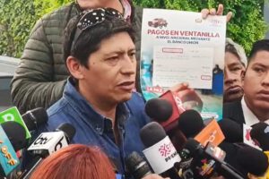 El gerente de Comercialización de YPFB, Nelson Mendoza