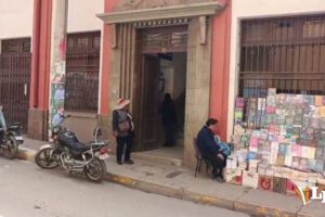 Imagen del edificio donde funcionan los juzgados en la ciudad de Oruro