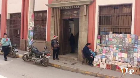 Imagen del edificio donde funcionan los juzgados en la ciudad de Oruro