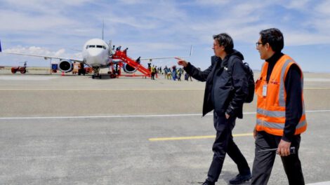 El ministro de Obras Públicas, Mauricio Zamora