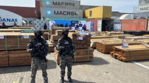 Parte de la carga incautada en el puerto de Arica.