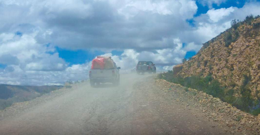 Imagen Referencial de la carretera de Cataricagua
