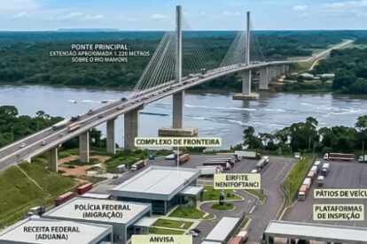 Puente Internacional sobre el río Mamoré