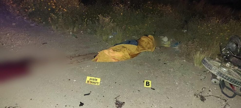 Se muestra el cuerpo del infortunado tras el accidente