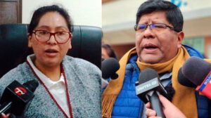 La alcaldesa de El Alto, Eva Copa