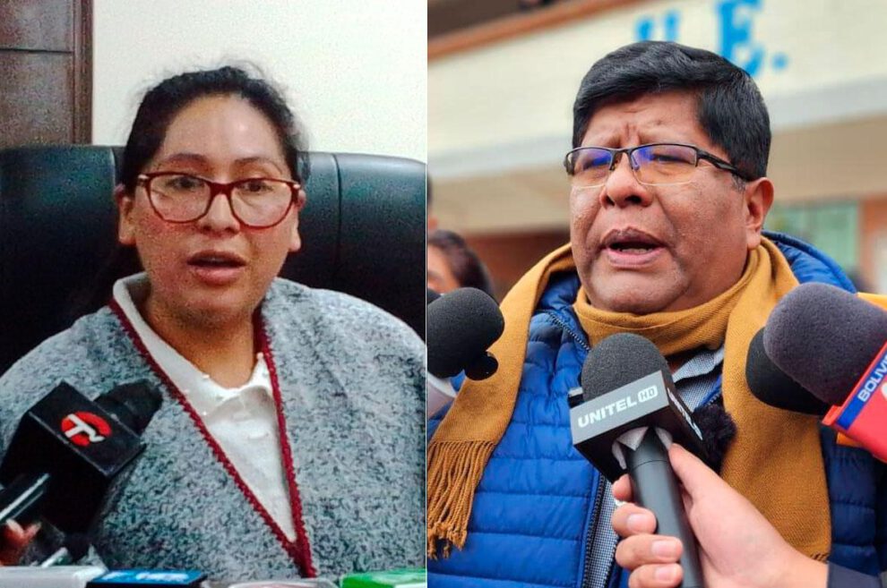 La alcaldesa de El Alto, Eva Copa