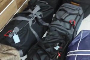 Imágenes difundidas del video de las maletas diplomáticas