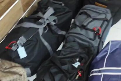 Imágenes difundidas del video de las maletas diplomáticas