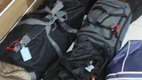 Imágenes difundidas del video de las maletas diplomáticas