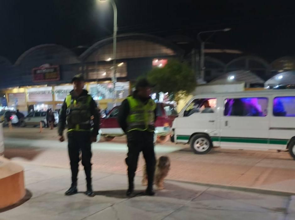 Imagen sobre el control policial en horario nocturno