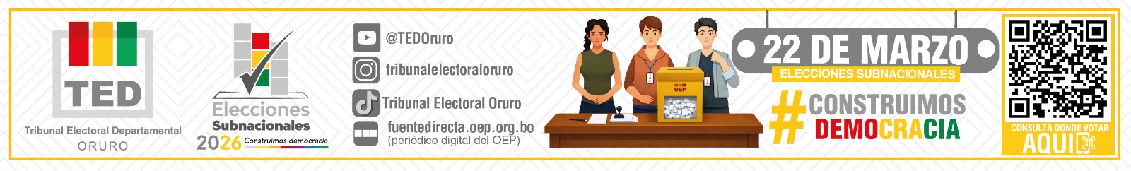 Publicidad Tribunal Electoral Departamental