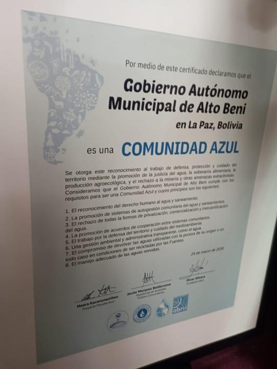 El programa Comunidades Azules