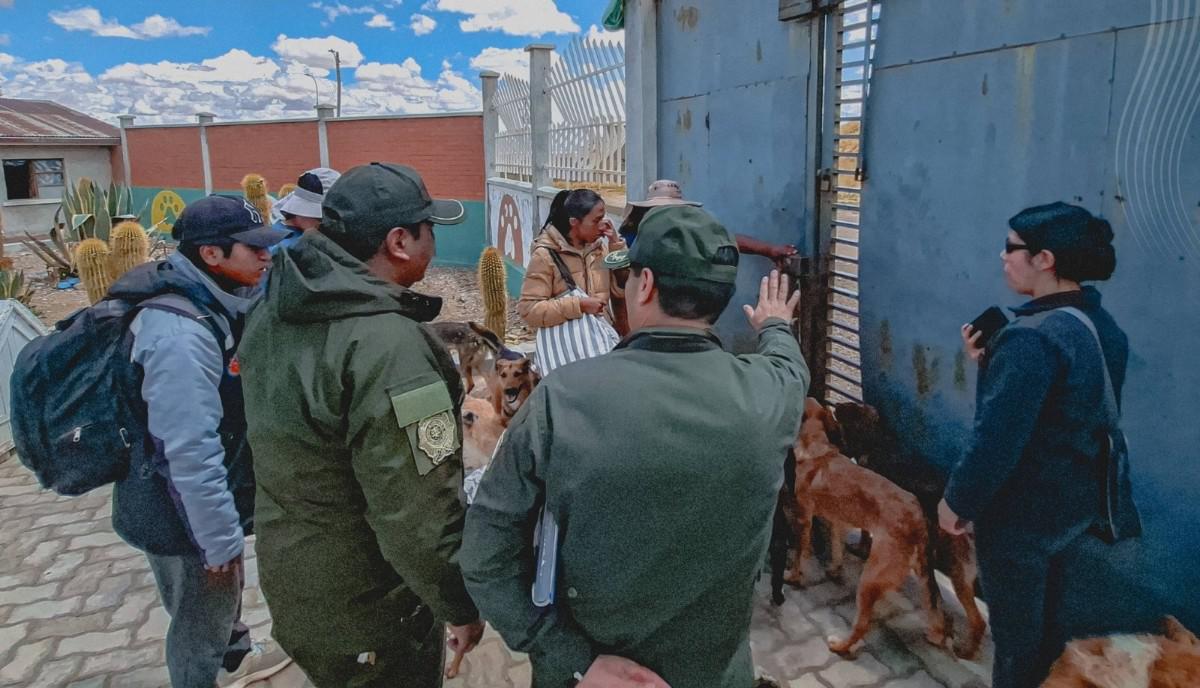 Intervención al lugar