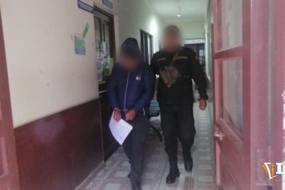 El sujeto es conducido a la carceleta