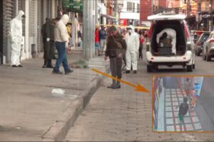 Persona muerta en la calle