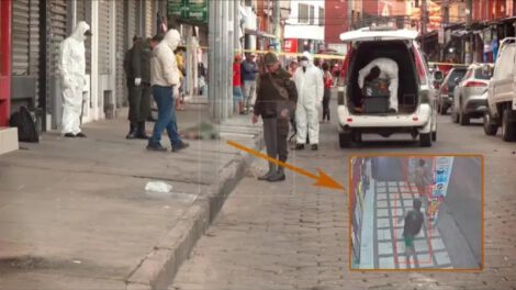 Persona muerta en la calle