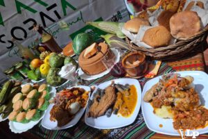 Productos que se ofrecerán durante la feria en Sorata