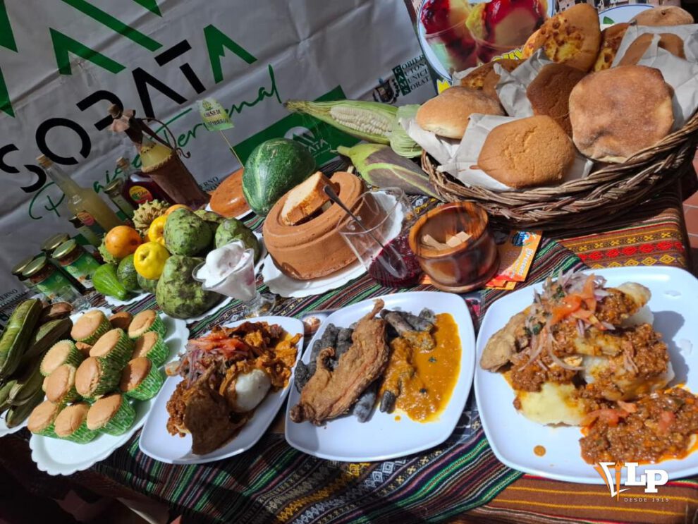 Productos que se ofrecerán durante la feria en Sorata