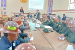 Representantes de la Comibol coordinan con entidades del Estado