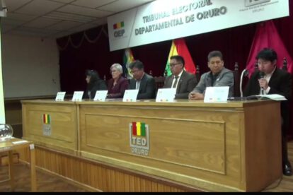 vocales del TED Oruro