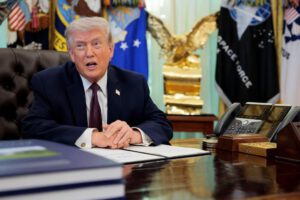 El presidente, Donald Trump