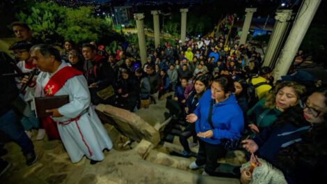 peregrinación en Cochabamba