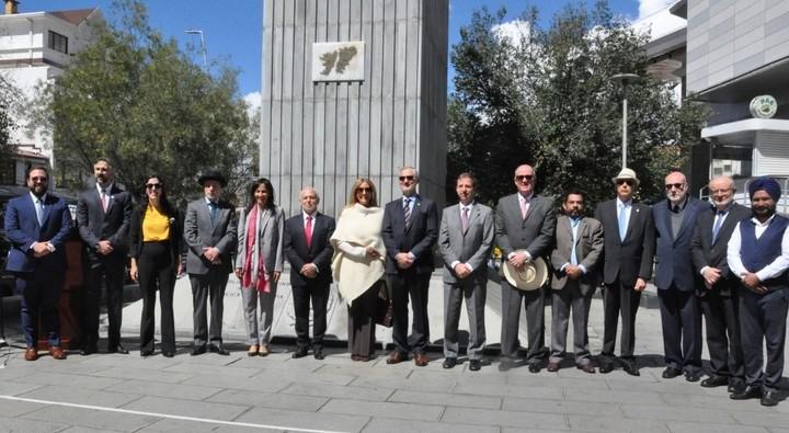 El acto por Malvinas en La Paz que generó un ida y vuelta diplomático entre Bolivia y el Reino Unido
