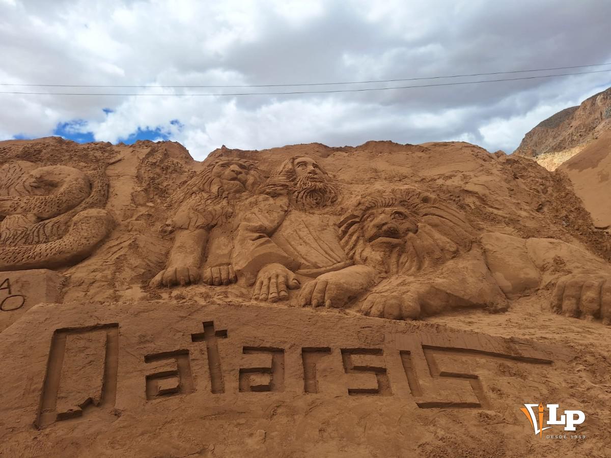 esculturas de arena en Oruro