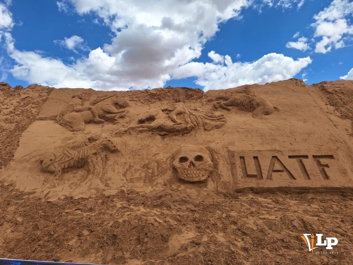 esculturas de arena en Oruro