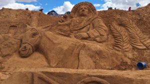 esculturas de arena en Oruro