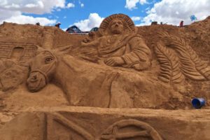 esculturas de arena en Oruro