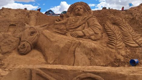 esculturas de arena en Oruro