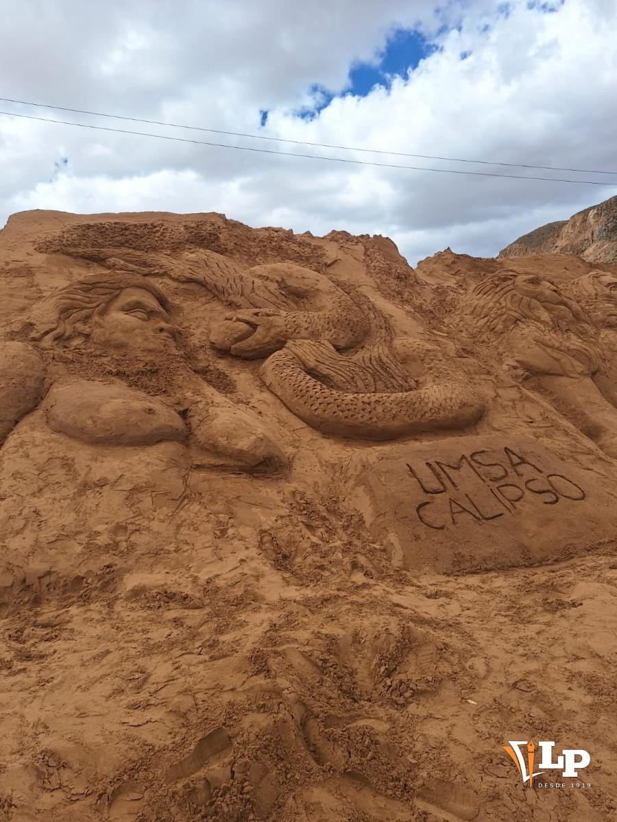 esculturas de arena en Oruro