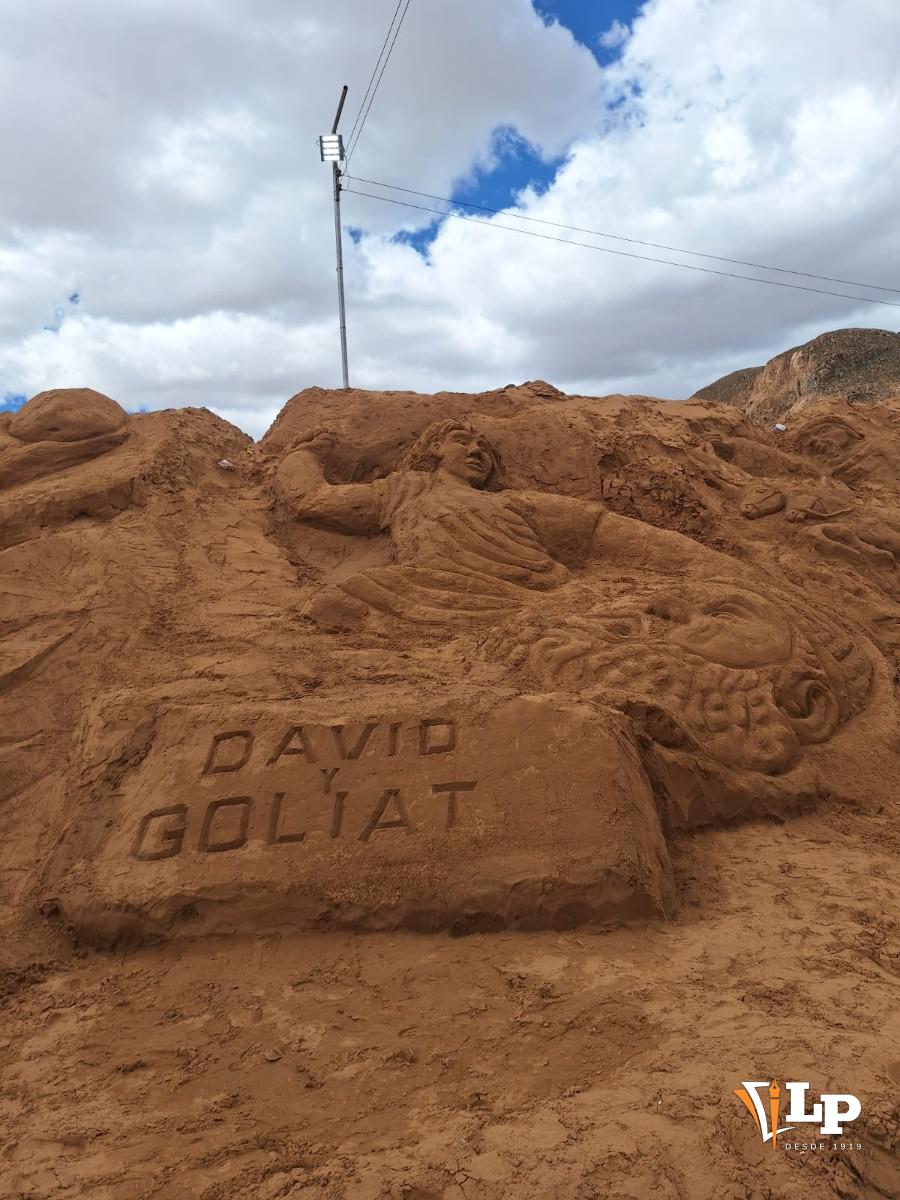 esculturas de arena en Oruro