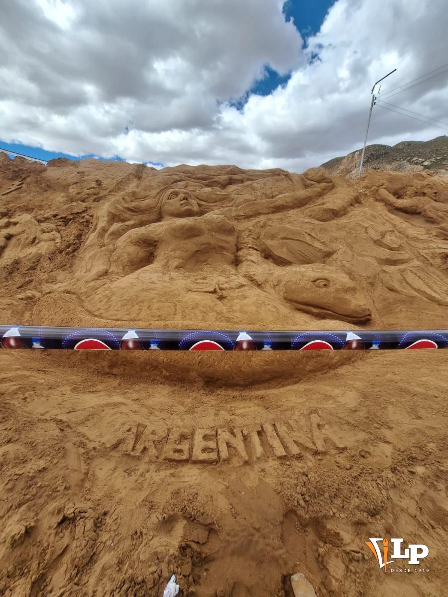 esculturas de arena en Oruro