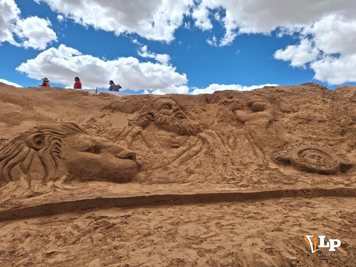 esculturas de arena en Oruro