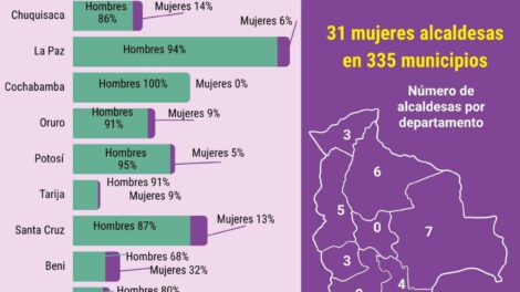 El gráfico detalla la disparidad en la elección de autoridades municipales por departamento en 2026