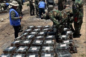 Imagen de la mercadería incautada