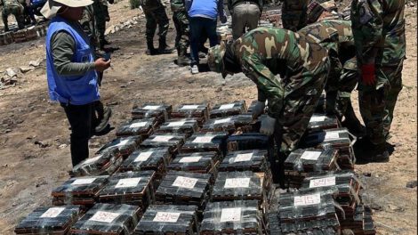 Imagen de la mercadería incautada