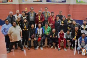 Tenis de Mesa en Oruro, Nacional de confraternidad de tenis de mesa Máster, Cinco delegaciones participaron en el torneo