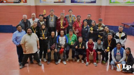 Tenis de Mesa en Oruro, Nacional de confraternidad de tenis de mesa Máster, Cinco delegaciones participaron en el torneo