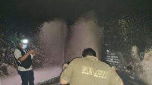 Incendio personas verificando