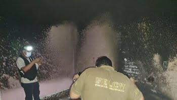 Incendio personas verificando