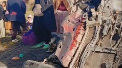 Accidente de tráfico se registró la madrugada en la carretera Achacachi – Huarina, en La Paz.