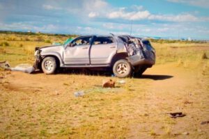 vehículo accidentado