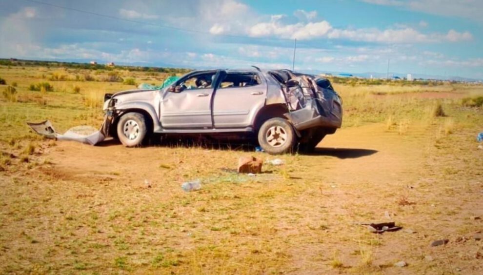 vehículo accidentado