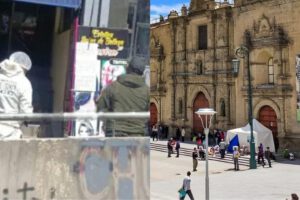 Este incidente ocurrió en inmediaciones de la calle Figueroa, cerca de la plaza San Francisco