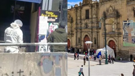 Este incidente ocurrió en inmediaciones de la calle Figueroa, cerca de la plaza San Francisco
